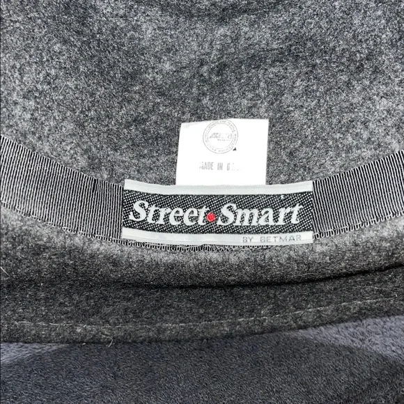 Vintage Betmar "Street Smart" Hat – 100% Wool – Made in USA – Grey - Picture 6 of 6